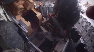 Боевая работа расчета самоходной гаубицы 2С1 «Гвоздика» ГрВ «Север»