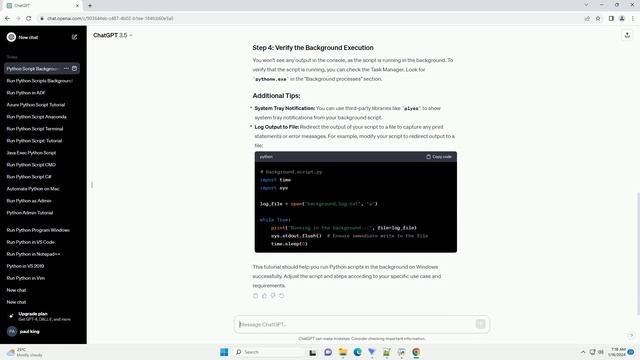 run python script in background windows смотреть онлайн