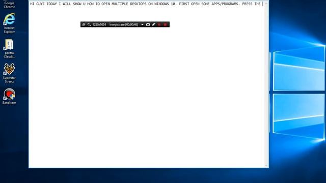 How To - multiple desktops on Windows 10 смотреть онлайн