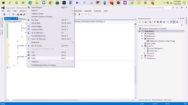 Visual studio Window Form coding #visualstudio #SQLServer #Assiment #Windowfrom смотреть онлайн