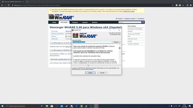 Como DESCARGAR WINRAR📚 ●Para PC 2020 (Windows 10, 8, 7, xp y vista) смотреть онлайн