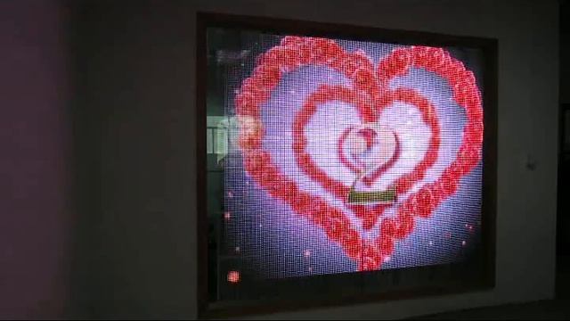 Esdlumen New P10 glass window led screen смотреть онлайн