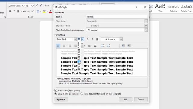 How to Change Default Font Setting of Word Document on Windows смотреть онлайн