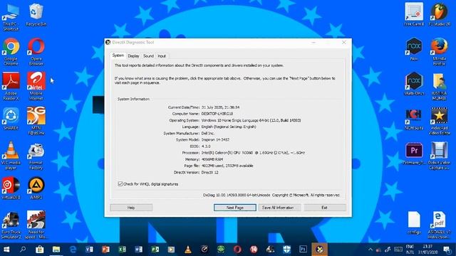 How to get Dxdiag on windows 10 смотреть онлайн