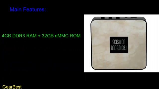 SCISHION RX4B Android 8.1 TV Box смотреть онлайн