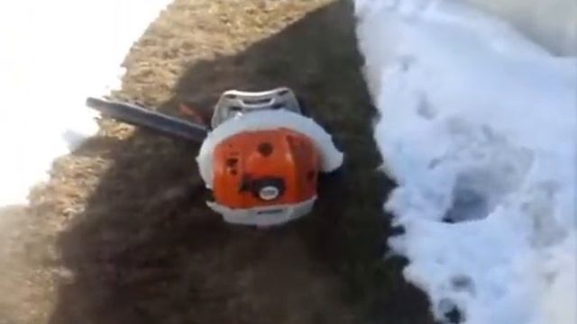 First Start of The 2012 STIHL BR550 Backpack смотреть онлайн