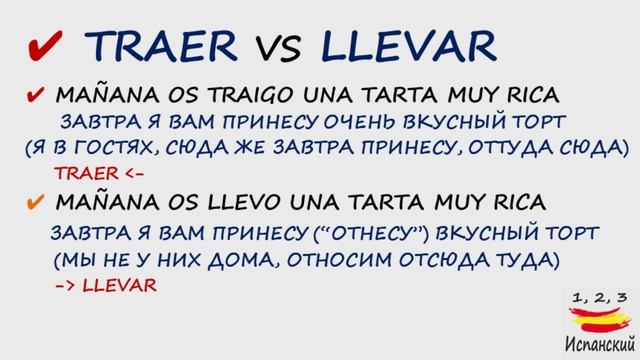 97. Llevar, Traer - И принести! С ТЕКСТОМ смотреть онлайн