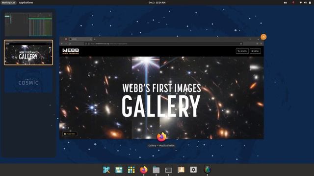 Pop!_OS Trackpad Gestures — Workspace overview смотреть онлайн