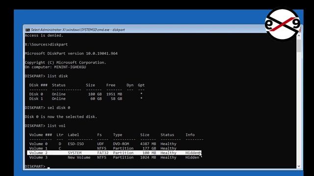 How to Fix Bootrec Fixboot Access is Denied Error in Windows 11/10/8/7 [100% Solved] #bluescreen смотреть онлайн