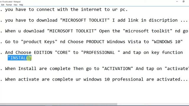 HOW TO ACTIVATE WINDOWS 10 PRO WITH WINDOWS TOOLKIT смотреть онлайн