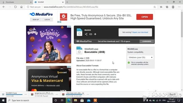 HOW TO INSTALL FREE WINRAR IN 2 MINUTES ,DIRECT DOWNLOAD LINK IS IN DISCRIPTION .IN ENGLISH смотреть онлайн