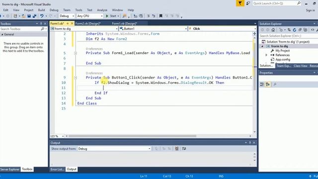 Visual Basic .net Tutorial 17 : How to make Form as Dialog Box | Add Button In Dialog Box смотреть онлайн