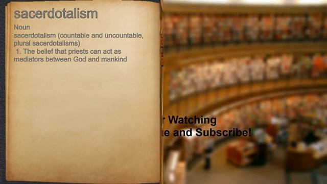 What does sacerdotalism mean? смотреть онлайн