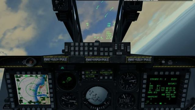 DCS World | A-10C | Кампания "Грузинский удар" | Миссия 1 "Ознакомительный полет" смотреть онлайн