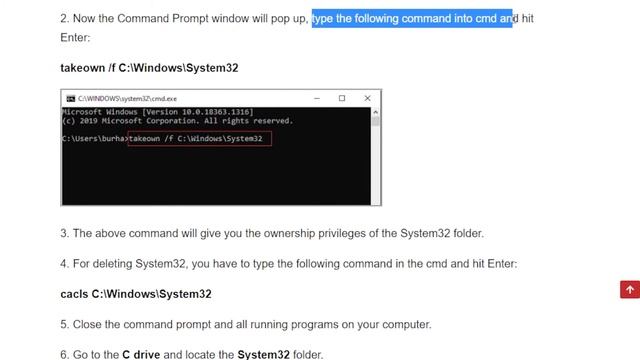 How To Delete System32 on Windows Computer? смотреть онлайн