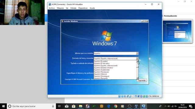 INSTALACION DE WINDOWS 7(32 BITS) EN VIRTUALBOX смотреть онлайн