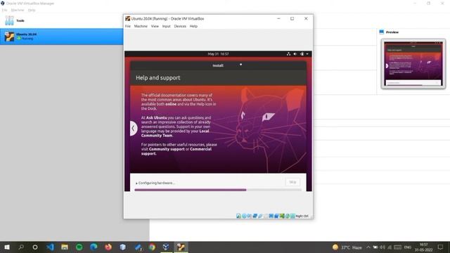 Ubuntu LTS Installation on Orcale VM VirtualBox || Windows 10 смотреть онлайн