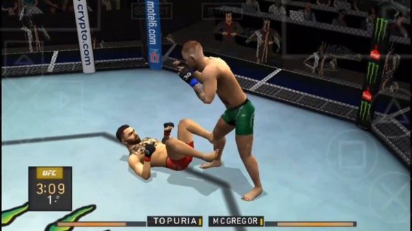 McGregor 🆚 Topuria at 155 | PSP UFC UNDISPUTED 2010 PPSSPP MOD UFC 5 ANDROID GAME