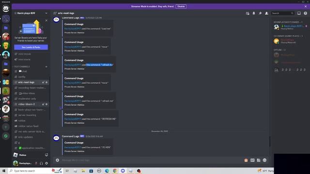 How to connect your command log to discord (updated) смотреть онлайн