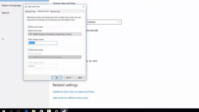 How to Add or Remove Additional Clock Times 🕑 on Windows 10 смотреть онлайн