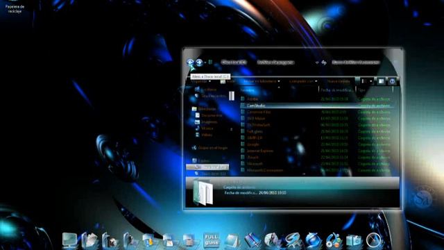 Tema para windows 7 - Blue 7 смотреть онлайн