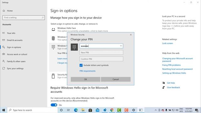 how to change PIN sign in Windows 10 смотреть онлайн