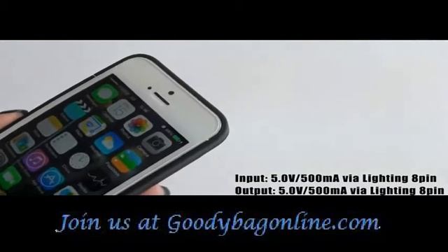 External Battery Case for iPhone 5/5C/5S - 2200mAh (Black) смотреть онлайн