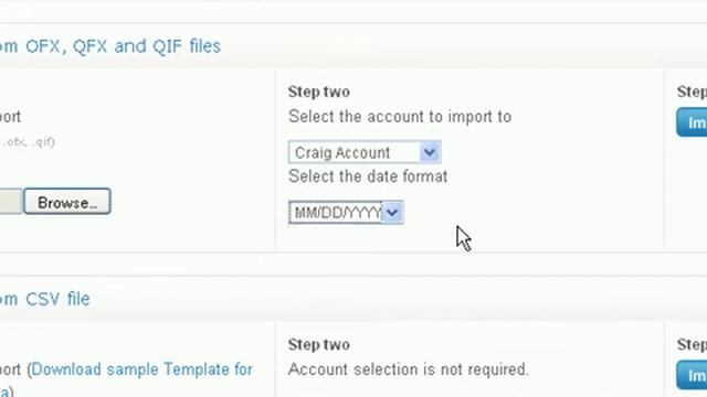 Import Quicken or MS Money Formats смотреть онлайн