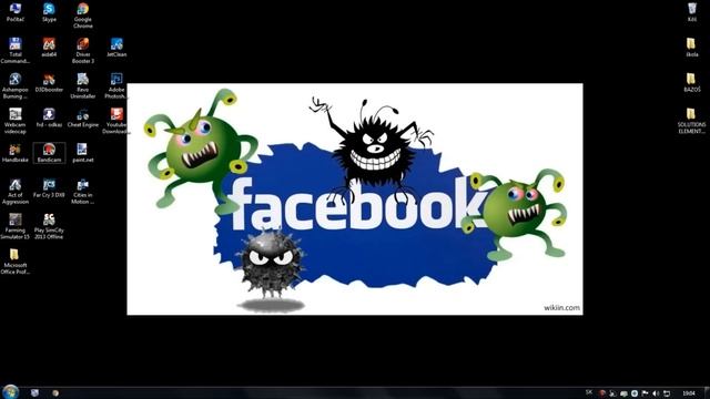 Facebook VÍRUS 2016