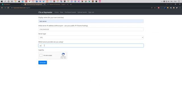 step 6.1 generate and add fivem key смотреть онлайн