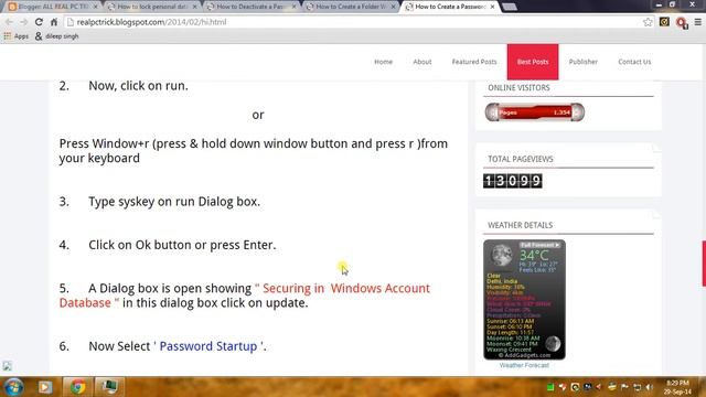 How to Create a Password Before Login Screen in Windows Xp,Vista,7,8,8.1 смотреть онлайн