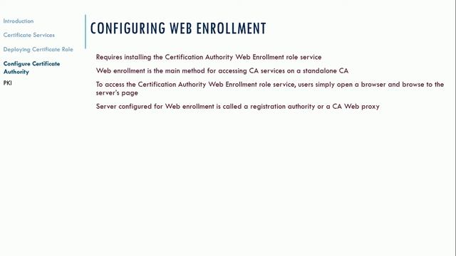 CT 320 Unit4 C Configure Certificate Authority смотреть онлайн