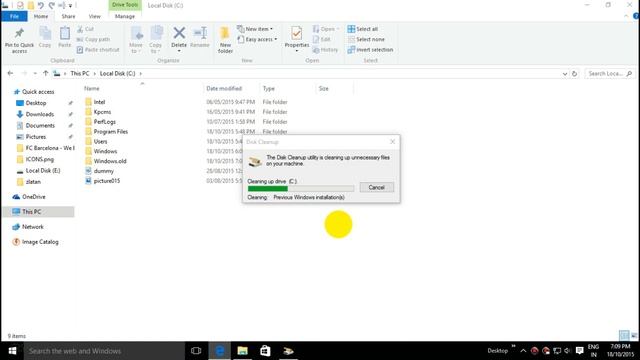 How to delete windows .old on windows 10 (100% working ) смотреть онлайн