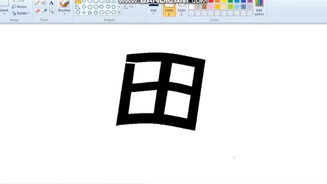 Windows 95-Whistler Logo In MS Paint смотреть онлайн