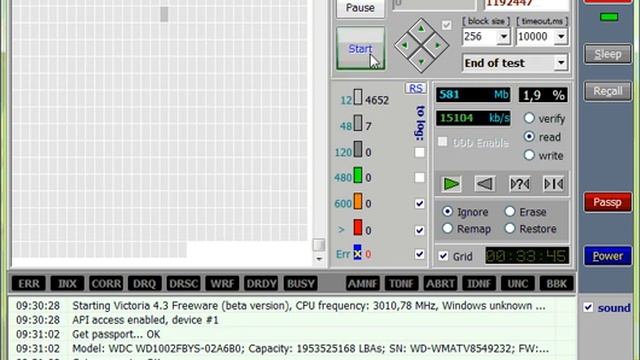 Victoria freeware 4.3 - test your storage device смотреть онлайн