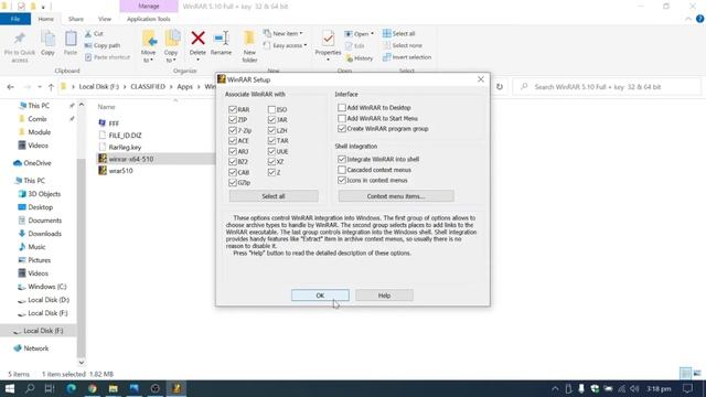 Extract .Rar files using WinRar tool смотреть онлайн