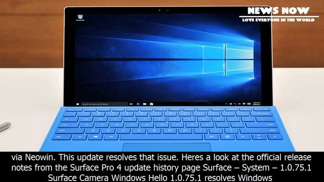 [News 2017] Fresh surface pro 4 firmware update arrives with windows hello fix смотреть онлайн