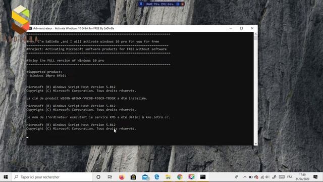 Activate windows 10 new methode 2020 (easy)(without any program) смотреть онлайн