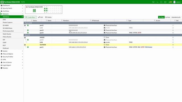 Basic Fortigate Setup - Security Policy, Static Route and VLAN Interface смотреть онлайн