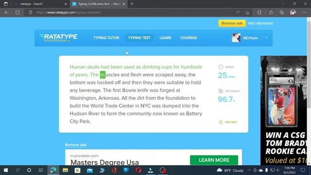 How to typing test online смотреть онлайн