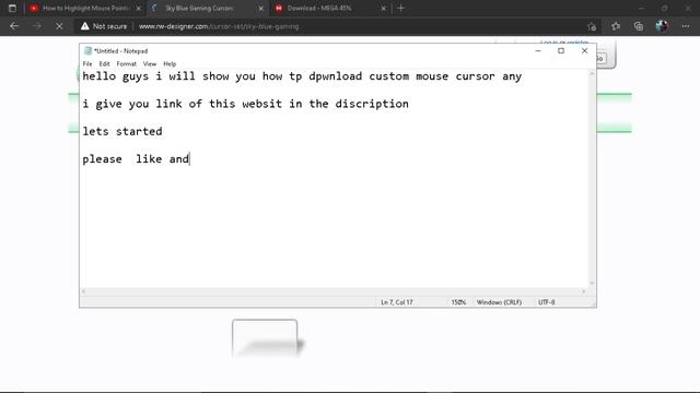 How to download Custom Mouse cursor in window 10 смотреть онлайн
