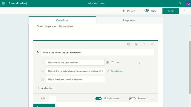 Microsoft Forms Quiz Tutorial смотреть онлайн