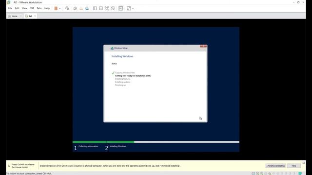 Install Windows Server 2019 on Vmware Workstation смотреть онлайн