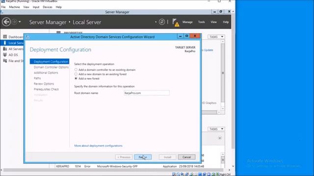 Instalasi Windows Server 2012 dan Konfigurasi Dasar di Virtual Box !! смотреть онлайн