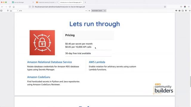 Introduction to AWS Secret Manager | AWS Tutorial For Beginners смотреть онлайн