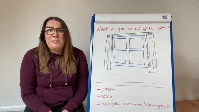 What do you see from the window? - a writing task смотреть онлайн