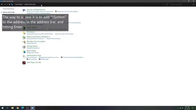 Windows 10 2004: Accessing the legacy Control Panel System page смотреть онлайн