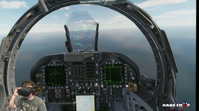 F/A-18 VR Training in DCS смотреть онлайн