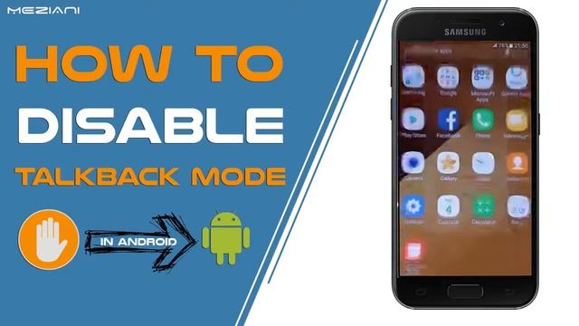How to Disable TalkBack Mode In Android 7.0 and 6.0 смотреть онлайн