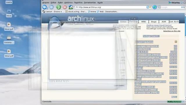 Arch Linux + Beryl + Xfce4 смотреть онлайн